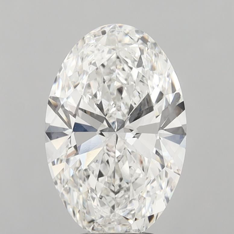 4.07 Carat Oval Shaped, Ideal Cut, F Color, VS1 Clarity, IGI Certified Lab Grown Diamond