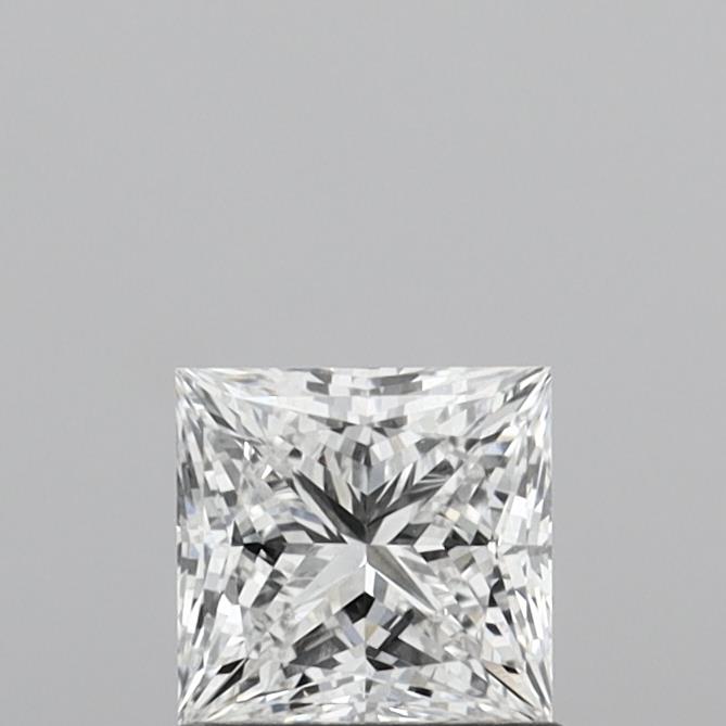 0.99 Carat Princess Shaped, Ideal Cut, D Color, VVS2 Clarity, IGI Certified Lab Grown Diamond