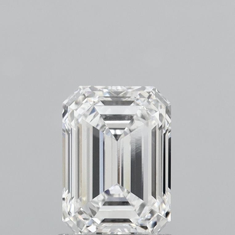 1.53 Carat Emerald Shaped, Ideal Cut, D Color, VS1 Clarity, IGI Certified Lab Grown Diamond