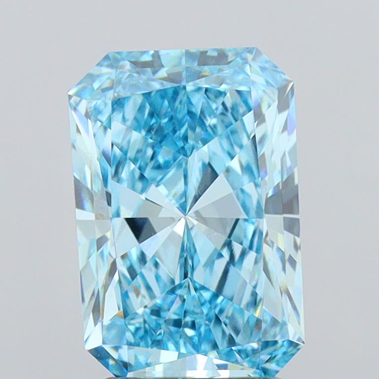 2.95 Carat Radiant Shaped, Ideal Cut, VVS2 Clarity, IGI Certified Lab Grown Diamond