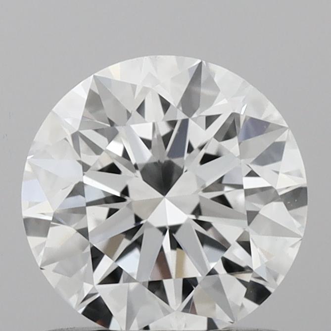 1.04 Carat Round Shaped, Ideal Cut, D Color, VVS2 Clarity, IGI Certified Lab Grown Diamond