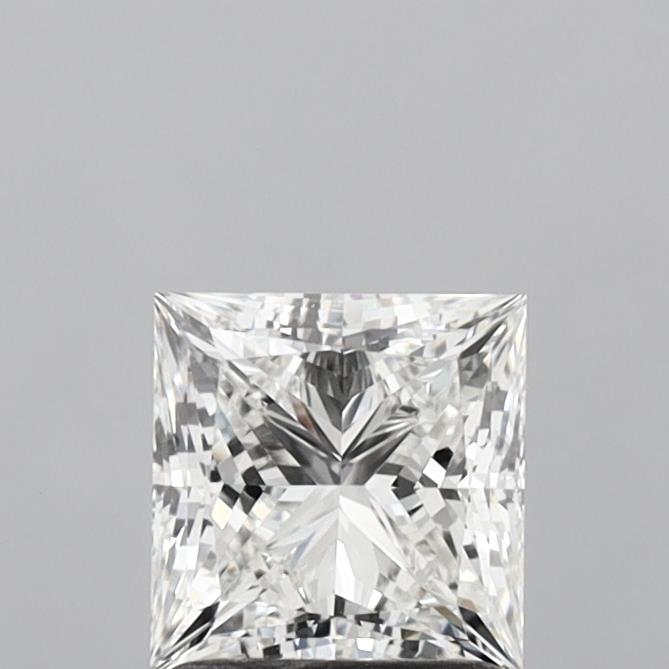 1.43 Carat Princess Shaped, Ideal Cut, F Color, VVS1 Clarity, IGI Certified Lab Grown Diamond