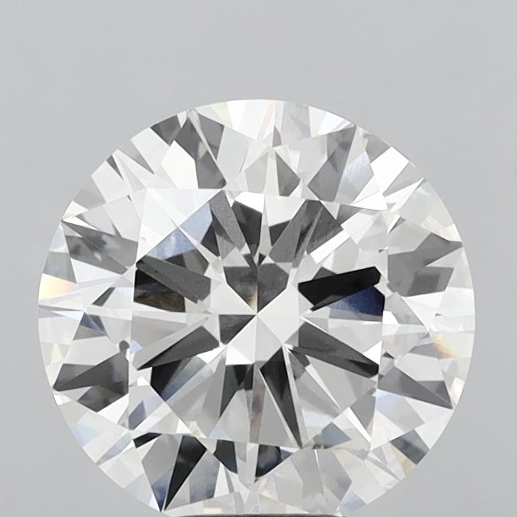 7.00 Carat Round Shaped, Excellent Cut, F Color, VVS2 Clarity, IGI Certified Lab Grown Diamond