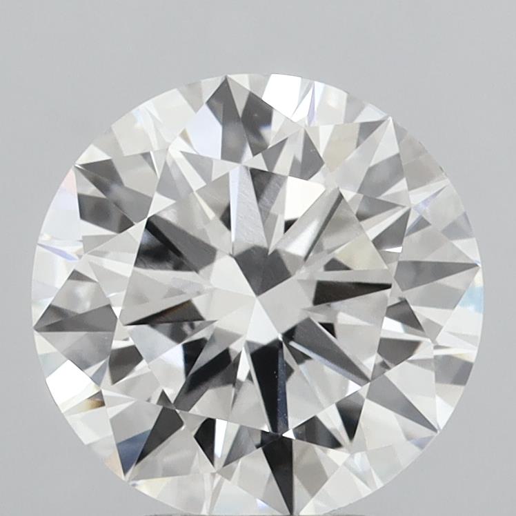 3.93 Carat Round Shaped, Ideal Cut, E Color, VVS2 Clarity, IGI Certified Lab Grown Diamond