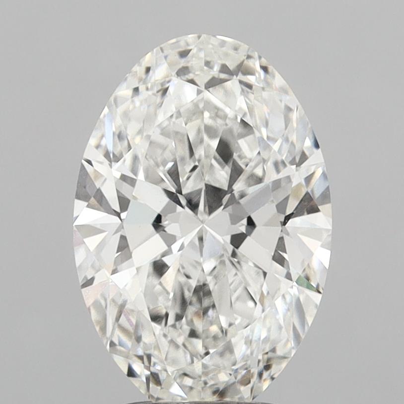 3.09 Carat Oval Shaped, Ideal Cut, G Color, VVS2 Clarity, IGI Certified Lab Grown Diamond