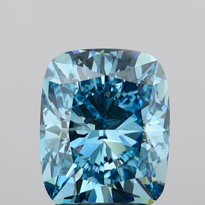 2.06 Carat Cushion Shaped, Ideal Cut, VVS2 Clarity, IGI Certified Lab Grown Diamond