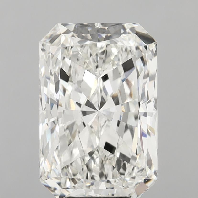 8.06 Carat Radiant Shaped, Ideal Cut, G Color, VVS2 Clarity, IGI Certified Lab Grown Diamond