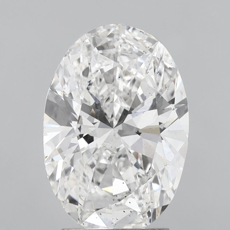 2.95 Carat Oval Shaped, Ideal Cut, E Color, SI1 Clarity, IGI Certified Lab Grown Diamond