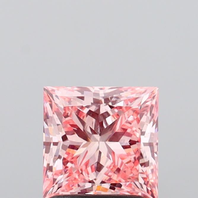 1.56 Carat Princess Shaped, Ideal Cut, VS1 Clarity, IGI Certified Lab Grown Diamond