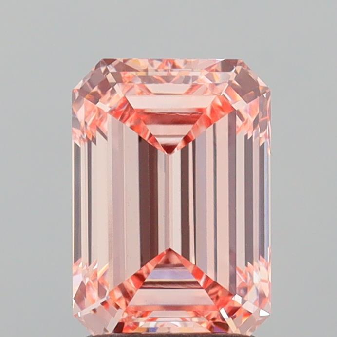 2.00 Carat Emerald Shaped, Ideal Cut, VVS2 Clarity, IGI Certified Lab Grown Diamond