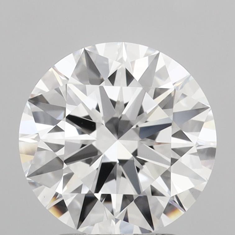 2.61 Carat Round Shaped, Ideal Cut, D Color, VVS2 Clarity, IGI Certified Lab Grown Diamond