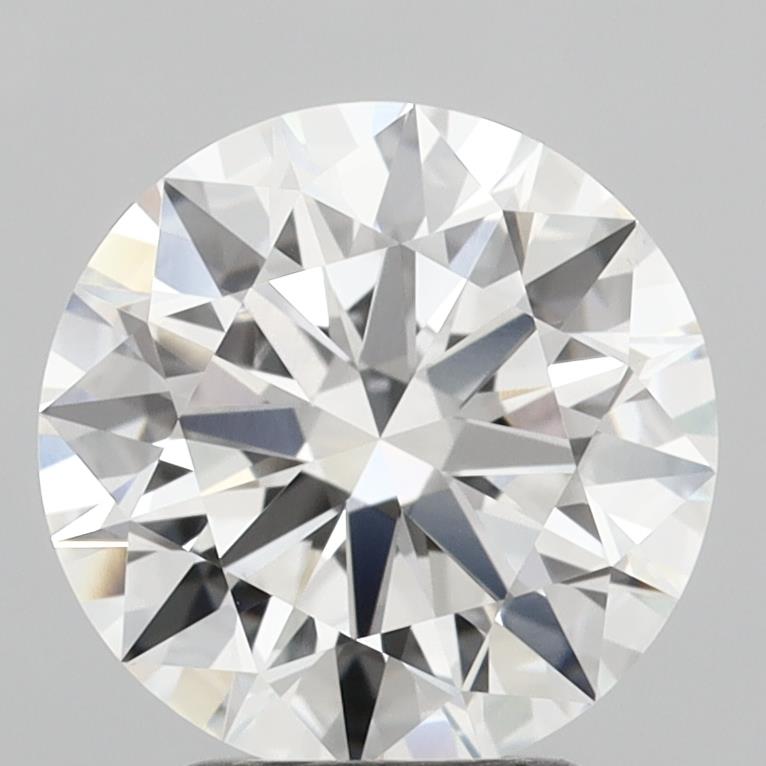 3.05 Carat Round Shaped, Ideal Cut, E Color, VVS1 Clarity, IGI Certified Lab Grown Diamond