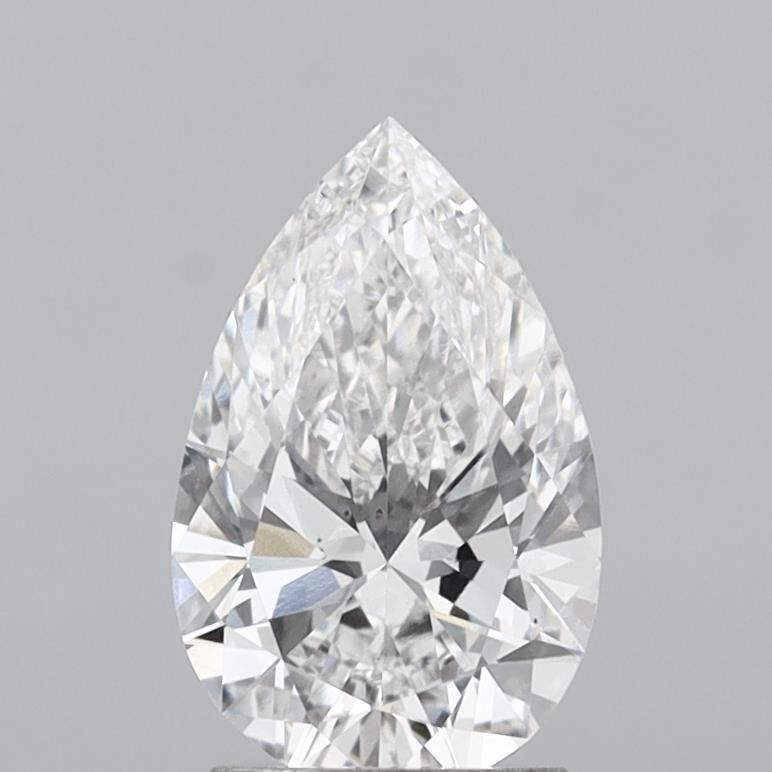 2.04 Carat Pear Shaped, Ideal Cut, E Color, VVS2 Clarity, IGI Certified Lab Grown Diamond