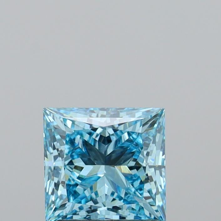 1.43 Carat Princess Shaped, Ideal Cut, VS1 Clarity, IGI Certified Lab Grown Diamond