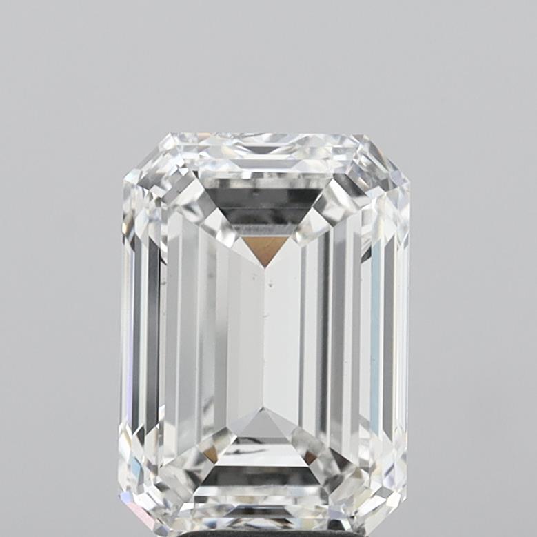 5.01 Carat Emerald Shaped, Excellent Cut, E Color, VS2 Clarity, IGI Certified Lab Grown Diamond