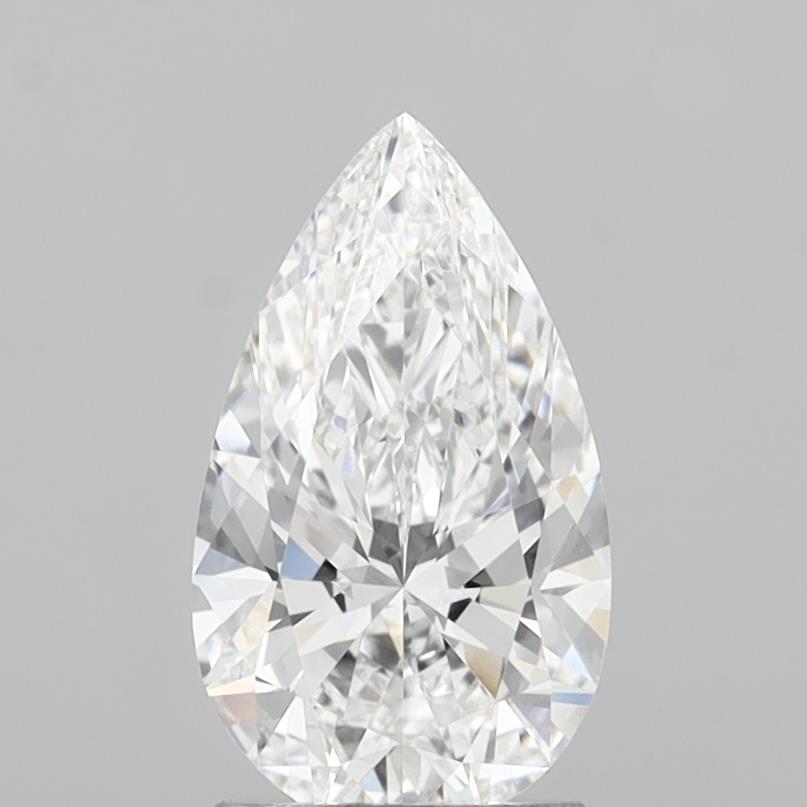1.90 Carat Pear Shaped, Ideal Cut, E Color, VVS2 Clarity, IGI Certified Lab Grown Diamond