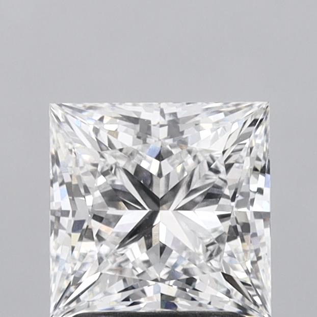 1.97 Carat Princess Shaped, Excellent Cut, D Color, VVS1 Clarity, IGI Certified Lab Grown Diamond