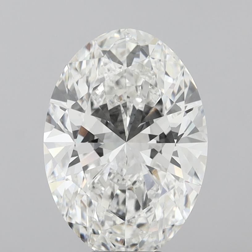 7.07 Carat Oval Shaped, Ideal Cut, F Color, VVS2 Clarity, IGI Certified Lab Grown Diamond