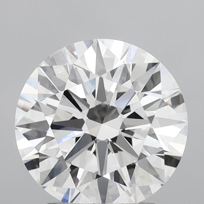 2.88 Carat Round Shaped, Ideal Cut, E Color, VVS2 Clarity, IGI Certified Lab Grown Diamond