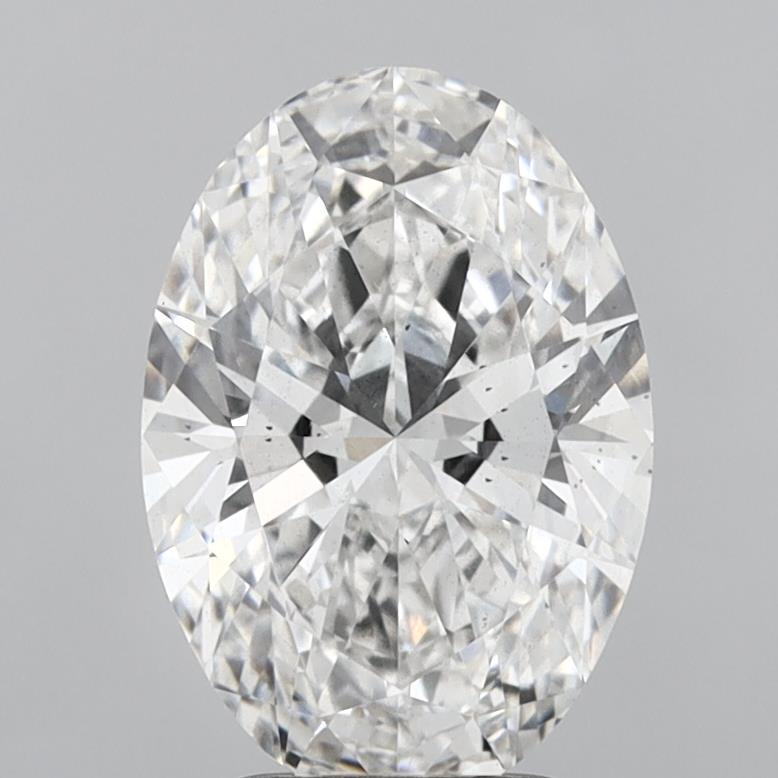3.08 Carat Oval Shaped, Ideal Cut, E Color, SI1 Clarity, IGI Certified Lab Grown Diamond