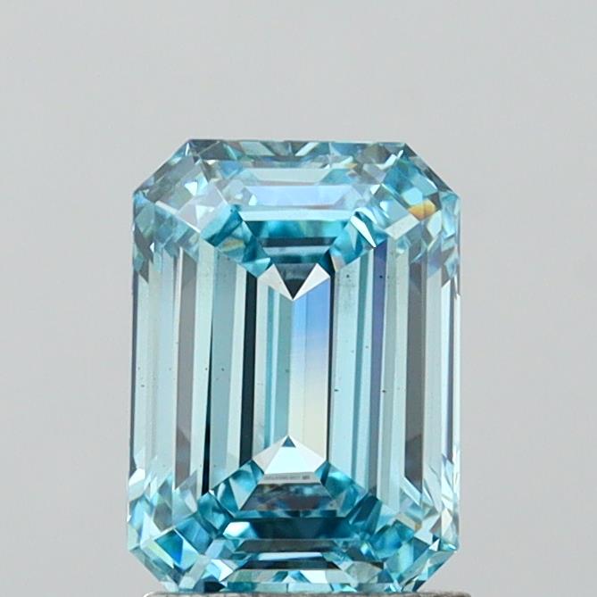 1.85 Carat Emerald Shaped, Ideal Cut, VS1 Clarity, IGI Certified Lab Grown Diamond