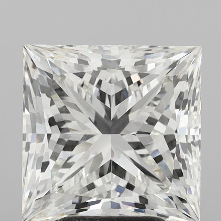 5.01 Carat Princess Shaped, Ideal Cut, H Color, VS1 Clarity, IGI Certified Lab Grown Diamond