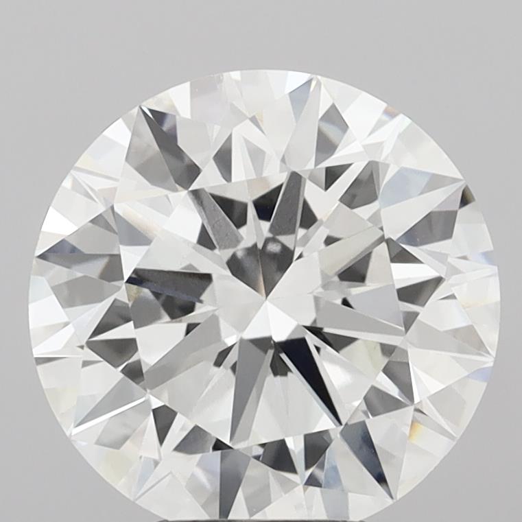 5.10 Carat Round Shaped, Excellent Cut, E Color, VVS2 Clarity, IGI Certified Lab Grown Diamond