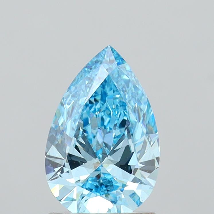 1.29 Carat Pear Shaped, Excellent Cut, VS1 Clarity, IGI Certified Lab Grown Diamond