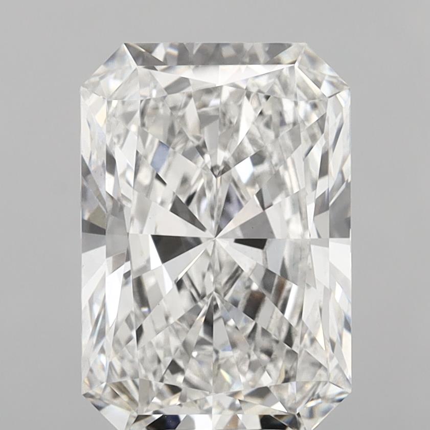 7.06 Carat Radiant Shaped, Ideal Cut, F Color, VS1 Clarity, IGI Certified Lab Grown Diamond