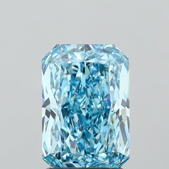 1.57 Carat Radiant Shaped, Ideal Cut, VVS2 Clarity, IGI Certified Lab Grown Diamond