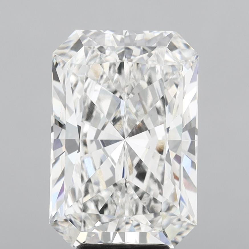 7.09 Carat Radiant Shaped, Ideal Cut, E Color, VS1 Clarity, IGI Certified Lab Grown Diamond