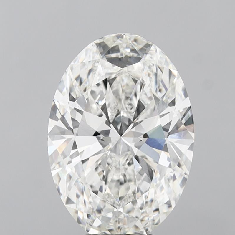 6.07 Carat Oval Shaped, Ideal Cut, F Color, VVS2 Clarity, IGI Certified Lab Grown Diamond