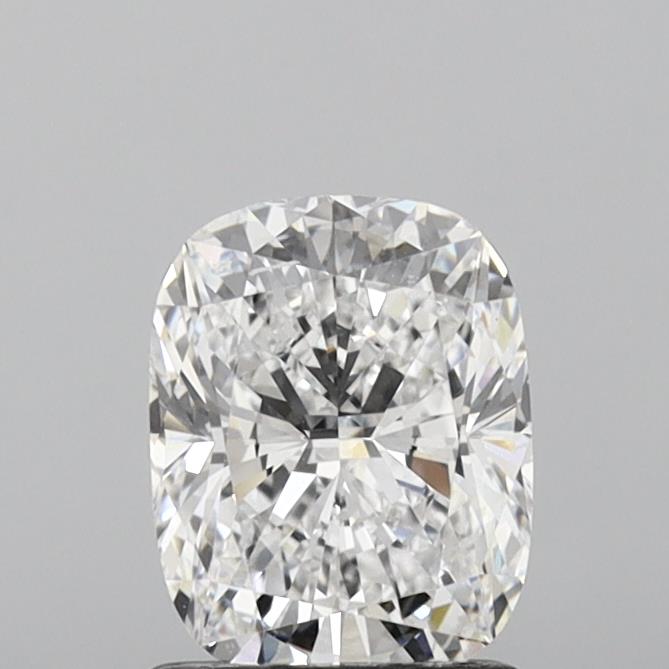 1.56 Carat Cushion Shaped, Ideal Cut, D Color, VVS2 Clarity, IGI Certified Lab Grown Diamond