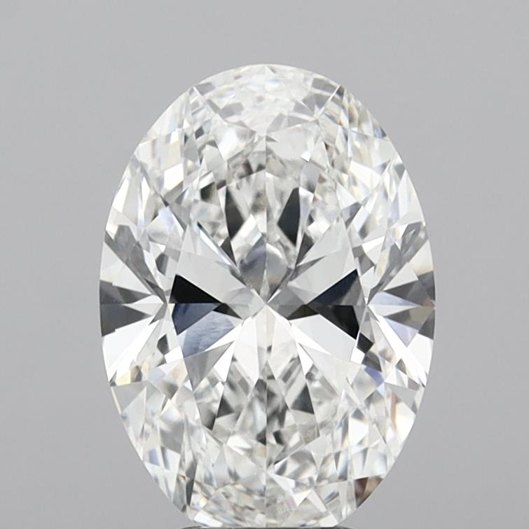 4.84 Carat Oval Shaped, Ideal Cut, E Color, VVS2 Clarity, IGI Certified Lab Grown Diamond