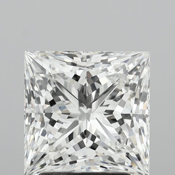 3.06 Carat Princess Shaped, Ideal Cut, E Color, VVS2 Clarity, IGI Certified Lab Grown Diamond