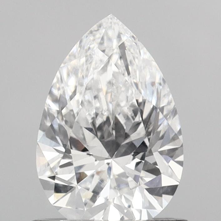 0.92 Carat Pear Shaped, Very Good Cut, D Color, VVS2 Clarity, IGI Certified Lab Grown Diamond