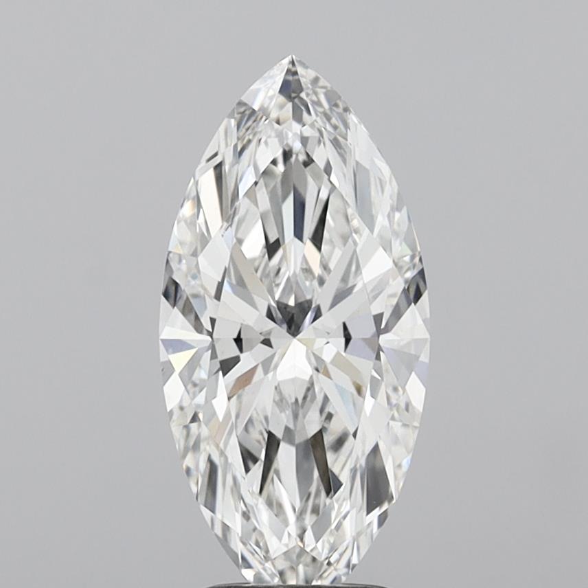 2.83 Carat Marquise Shaped, Ideal Cut, F Color, VVS2 Clarity, IGI Certified Lab Grown Diamond
