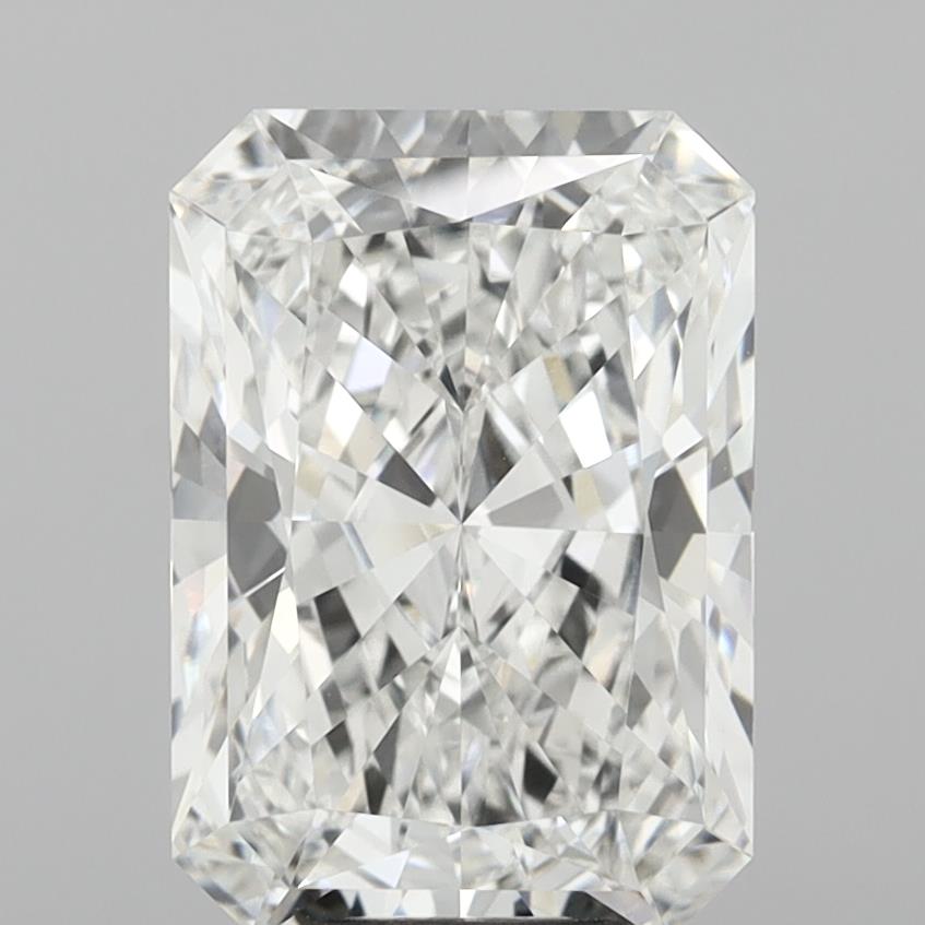 6.03 Carat Radiant Shaped, Ideal Cut, E Color, VVS2 Clarity, IGI Certified Lab Grown Diamond