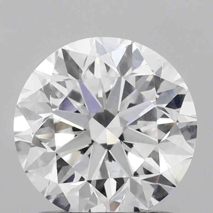 1.32 Carat Round Shaped, Good Cut, D Color, VVS2 Clarity, IGI Certified Lab Grown Diamond