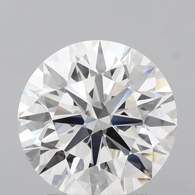 3.09 Carat Round Shaped, Ideal Cut, G Color, VVS2 Clarity, IGI Certified Lab Grown Diamond
