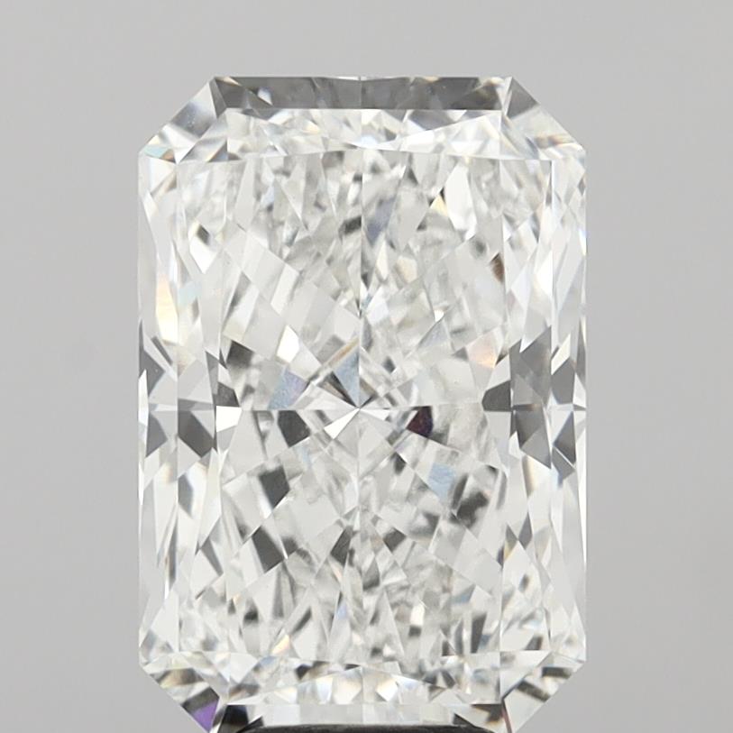 7.51 Carat Radiant Shaped, Ideal Cut, F Color, VVS2 Clarity, IGI Certified Lab Grown Diamond