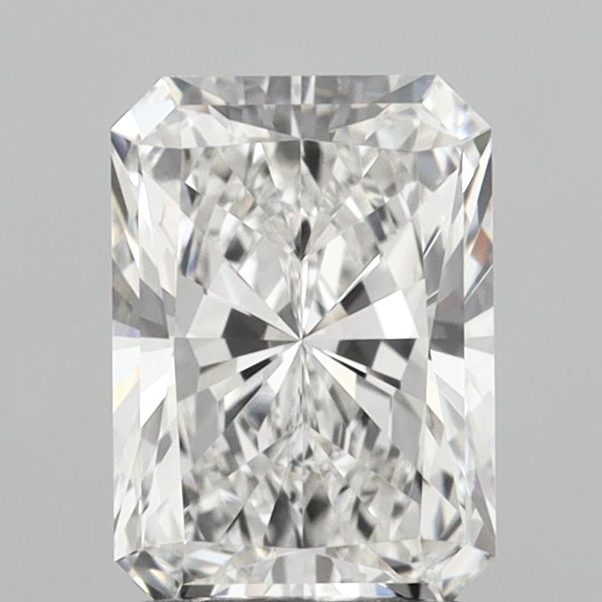 1.60 Carat Radiant Shaped, Ideal Cut, F Color, VVS2 Clarity, IGI Certified Lab Grown Diamond