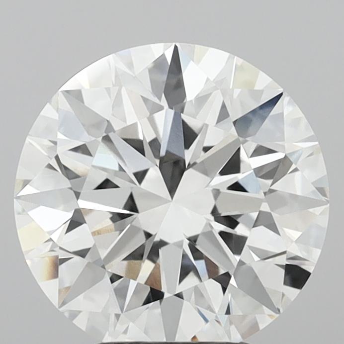 4.08 Carat Round Shaped, Ideal Cut, E Color, VVS2 Clarity, IGI Certified Lab Grown Diamond