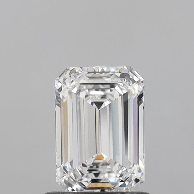 1.06 Carat Emerald Shaped, Ideal Cut, D Color, VVS2 Clarity, IGI Certified Lab Grown Diamond