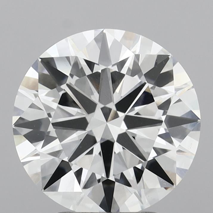 3.35 Carat Round Shaped, Excellent Cut, E Color, VVS2 Clarity, IGI Certified Lab Grown Diamond