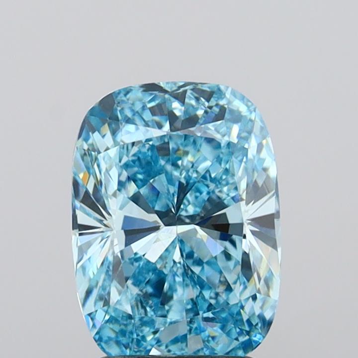 2.19 Carat Cushion Shaped, Ideal Cut, VVS2 Clarity, IGI Certified Lab Grown Diamond
