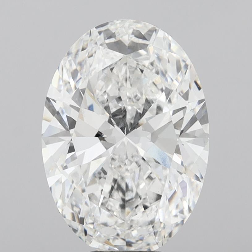7.75 Carat Oval Shaped, Ideal Cut, E Color, VVS2 Clarity, IGI Certified Lab Grown Diamond