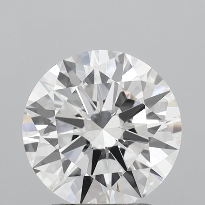 2.01 Carat Round Shaped, Excellent Cut, E Color, VS1 Clarity, IGI Certified Lab Grown Diamond
