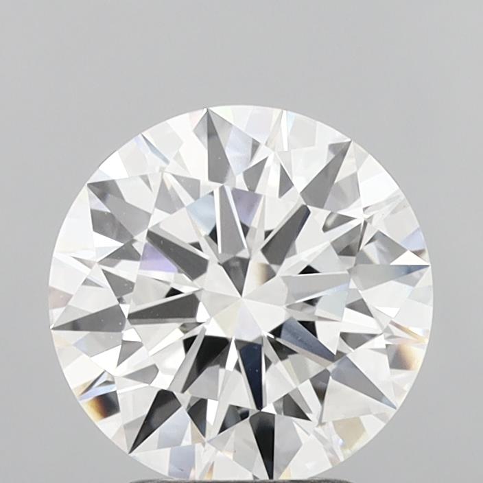 2.84 Carat Round Shaped, Ideal Cut, F Color, VVS2 Clarity, IGI Certified Lab Grown Diamond