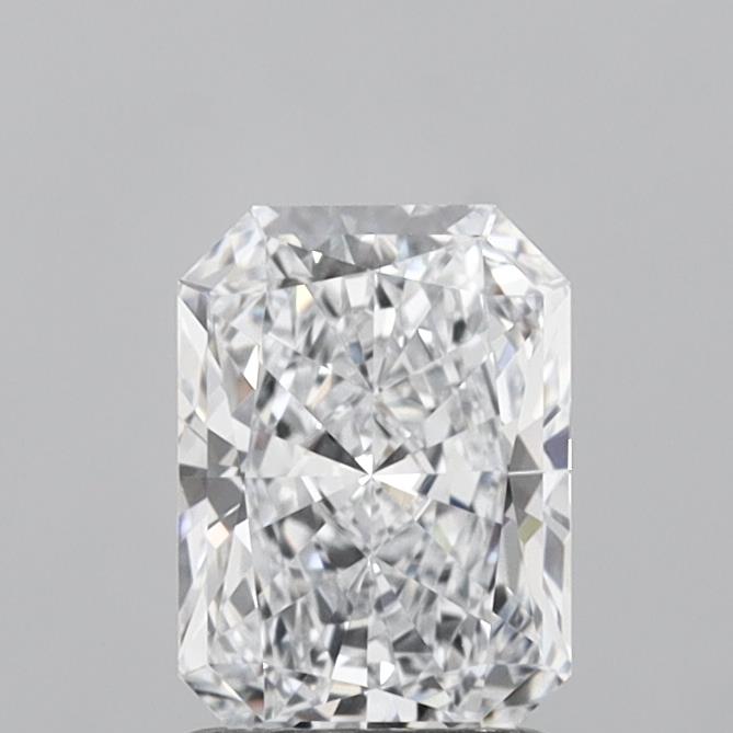 1.41 Carat Radiant Shaped, Ideal Cut, D Color, VVS2 Clarity, IGI Certified Lab Grown Diamond